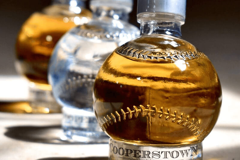 Mass Produced Custom Designed Cooperstown 50ml Baseball Bottle
