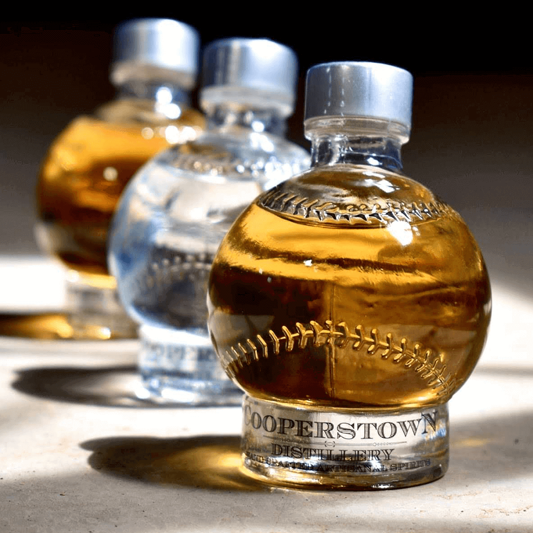 Mass Produced Custom Designed Cooperstown 50ml Baseball Bottle