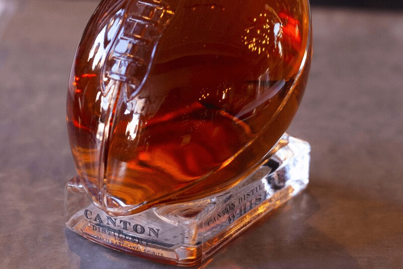 Mass Produced Custom Designed Cooperstown Football Bottle