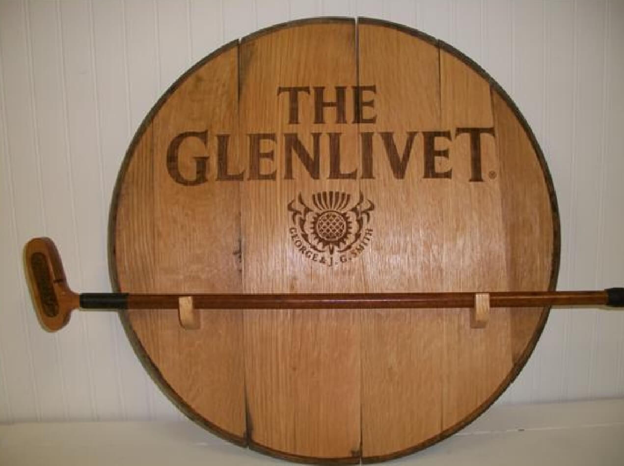 Mass Produced Custom Designed Custom Barrel Top Putter Display