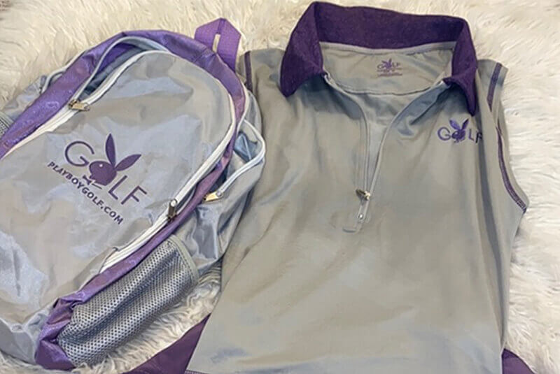 Mass Produced Custom Designed Playboy Golf Apparel Atlas